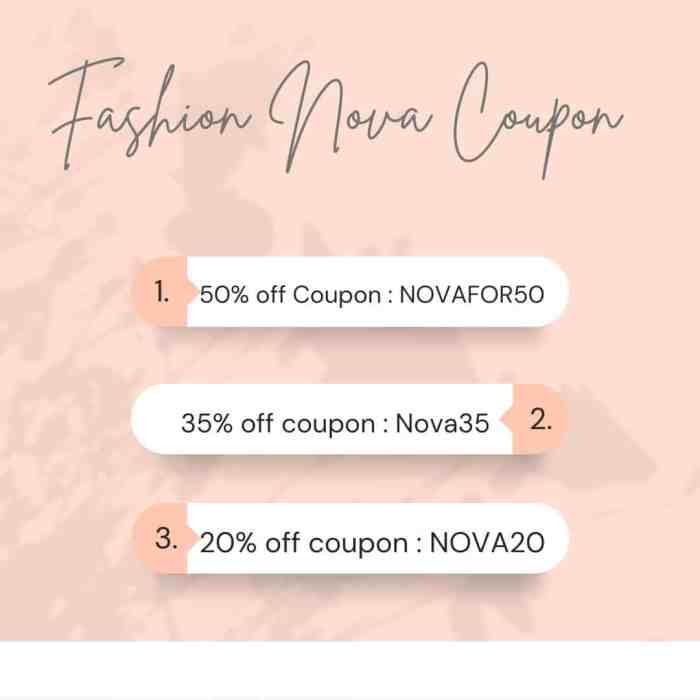 Fashion nova 50 discount code